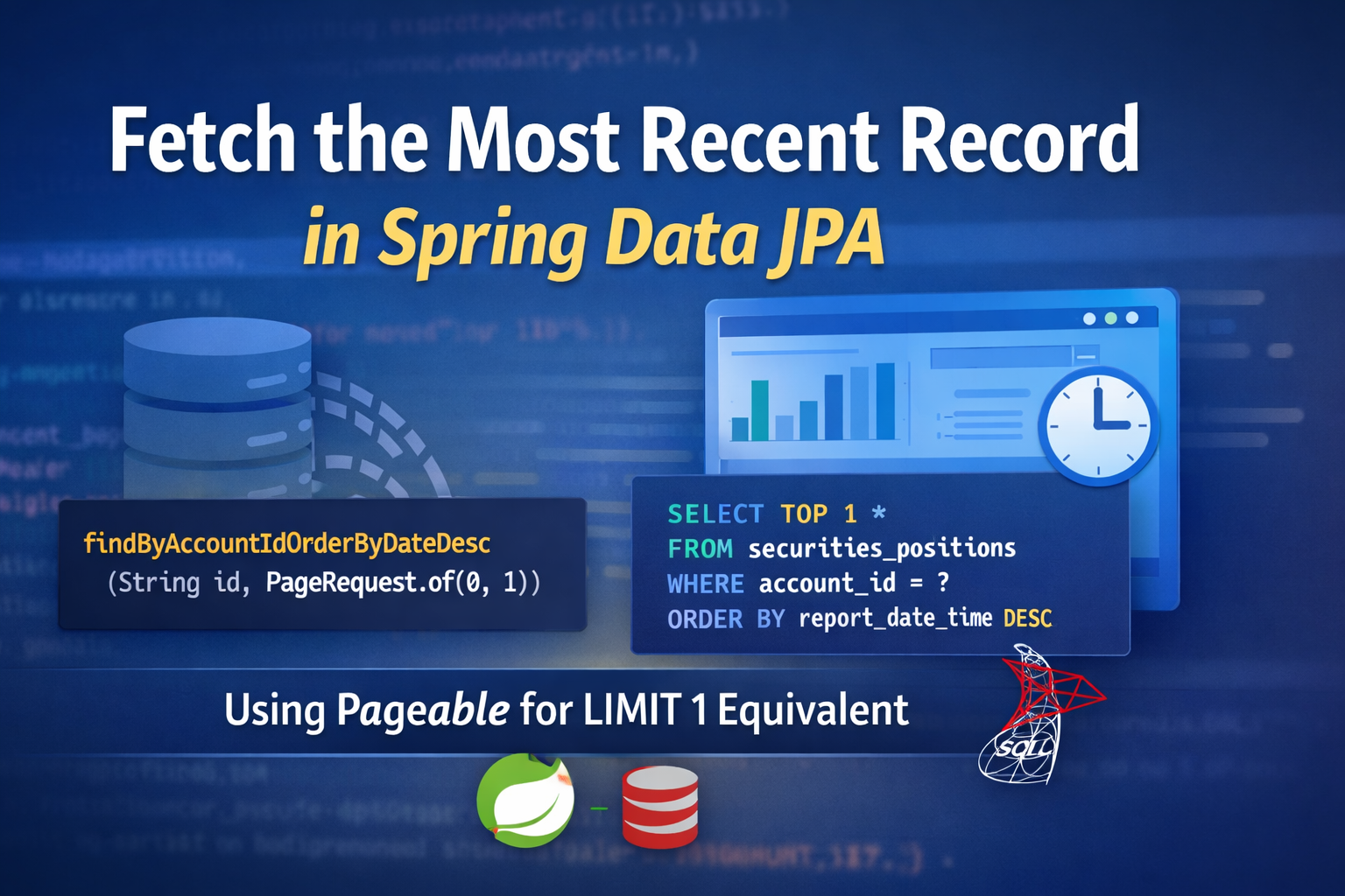 Fetch the Most Recent Record in Spring Data JPA Using LIMIT 1 ...