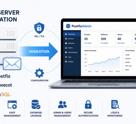 PostfixAdmin deployment after a Postfix and Dovecot mail server migration